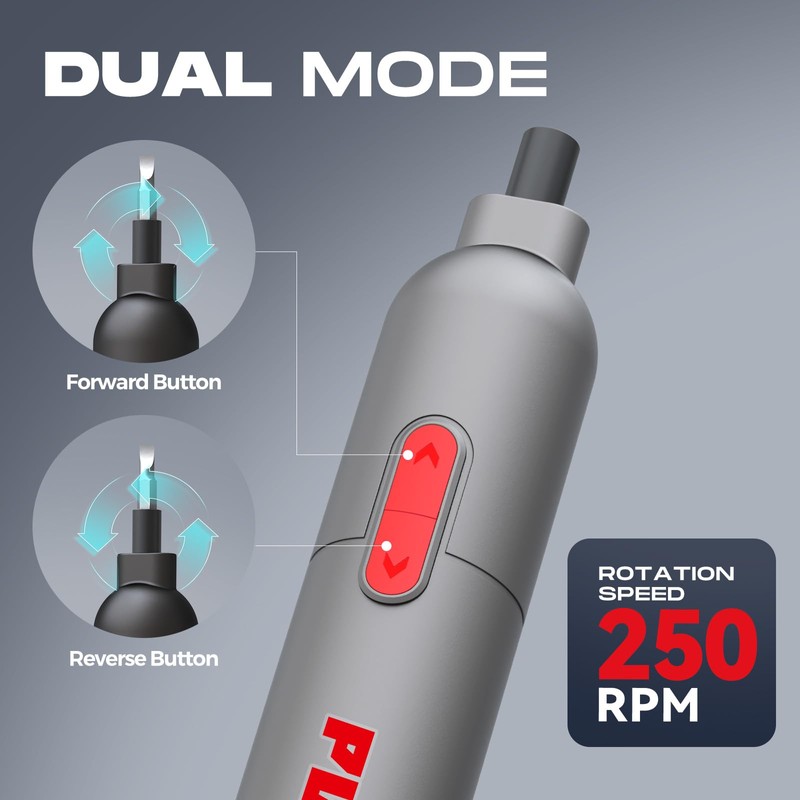 Electric Screwdriver Cordless,3.6V Screwdriver Set Rechargeable,Multitool Magnetic Screwdriver Bits,20 Pieces