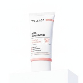 Wellage Real Hyaluronic Tone-Up Sun Cream 50ml / 웰라쥬 리얼 히알루로닉 톤업 선크림 50ml
