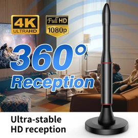 TV Antenna Indoor,650+ Miles Long Range Digital Antenna Indoor for All TV,Antenna for Smart TV for Local Channels,Supports 4K, 1080p