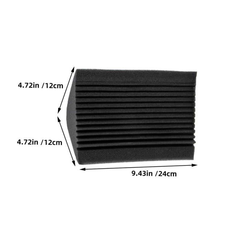 VICASKY Soundproofing Panels 4pcs Low Frequency Absorbing Cotton Acoustic Wall