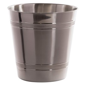 BINO Metal Waste Basket for Home, Office, Bathroom, Dorm, Kitchen and More | Trash Can Bin for Bedroom | Desk Trash Can | Home Essentials