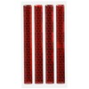 MYST Reflective Tape Red Color Width 0.4 x Length 3.7 x Thickness 0.08 inch (10 x 95 x 2 mm) (5009) for Day and Night Markings