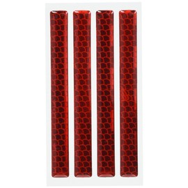 MYST Reflective Tape Red Color Width 0.4 x Length 3.7 x Thickness 0.08 inch (10 x 95 x 2 mm) (5009) for Day and Night Markings