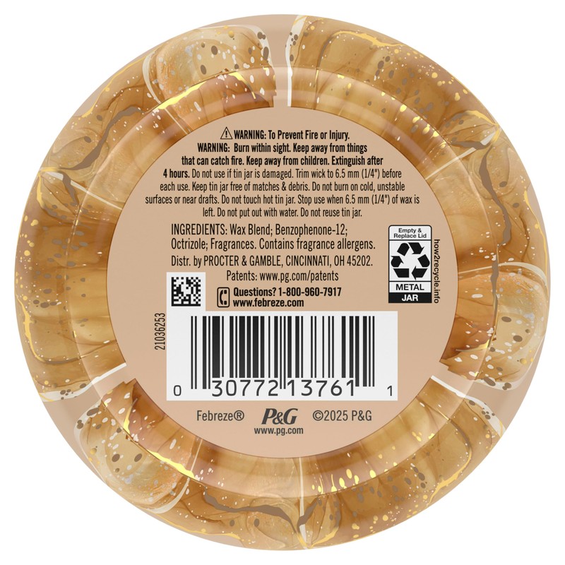 Febreze Scented Candle, Soothe & Restore Scent, 11 oz 4