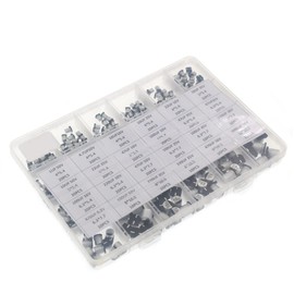 400Pcs Lot 1UF-1000UF 6.3V-50V 24 Value SMD Aluminum Electrolytic Capacitors Assortment Kit with Box