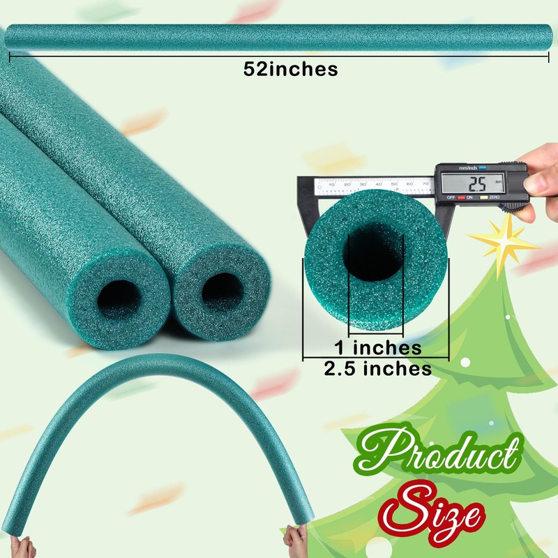 Hanaive 2 Pack Pool Noodles 52 Inch Foam Pool Swim