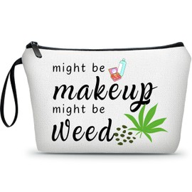 ARIOSEY - Accesorios para malezas, regalos de malezas, maquillaje para niñas, puede ser maquillaje de mala zacate, regalos de niña preadolescente, divertida bolsa de cosméticos de maquillaje de