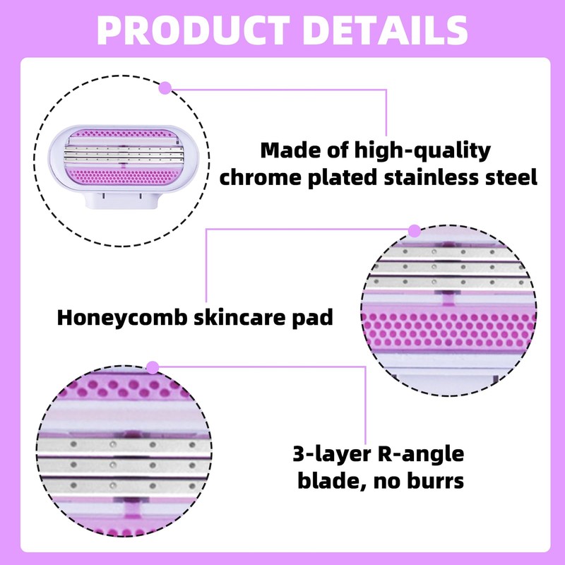 10PCS Venus Razors for Women Refill, Replacement Venus Razor Blades
