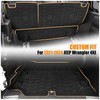 HUYINPJ Cargo Mat Backrest Mat Compatible with 2021-2024 Jeep Wrangler