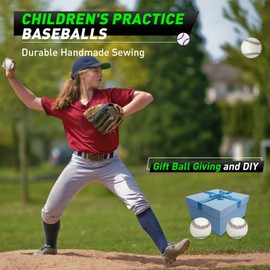 Gracfulcub Baseball Ball, Youth and Adult Baseball Players Training (Glow Ball 2pc)