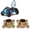 VOBOR 2Pcs Wheel Rear Axle Hub, 28 Tooth Spline 4