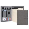 Wason Portfolio Padfolio A4 Leather Holder File Document Case with