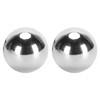 1 Pair Baoding Balls 3.5cm Diameter Stainless Steel Hand Balls