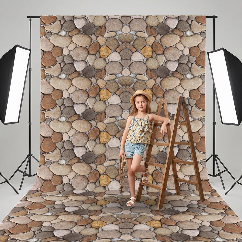party greeting 51 in x 98 Ft Cobblestone Wall Tablecloth