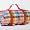 Waterproof Pink Check Picnic Mat 00433WT 2ea