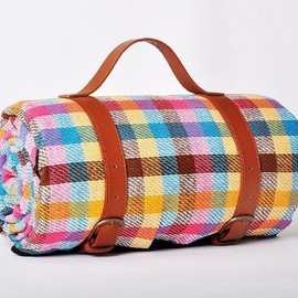 Waterproof Pink Check Picnic Mat 00433WT 2ea