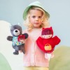 Little Red Riding Hood Plush Hand Puppet Lilliputiens