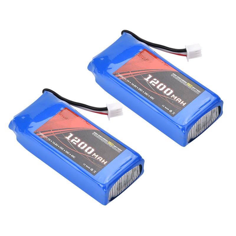 ENGPOW 7.4V 1200mAh 30C JST Plug Rechargeable LiPo Battery for