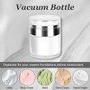 Airless Pump Jars Refillable Cosmetic Moisturizer Pump Botttles Travel Size