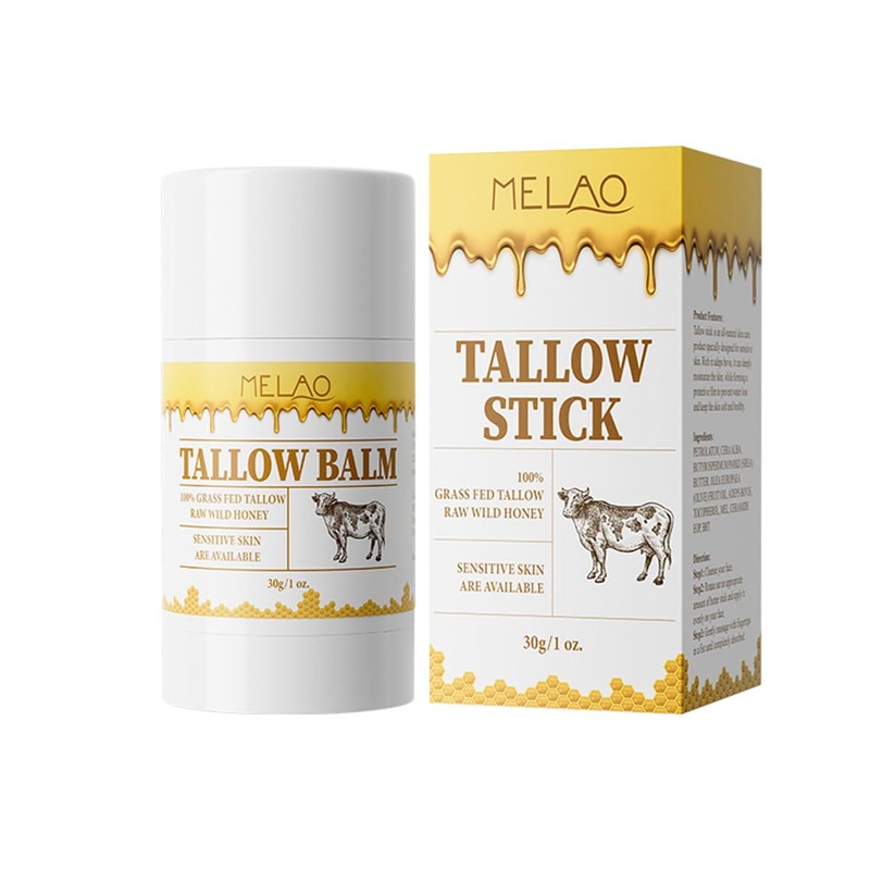 Beef Tallow Balm Stick –Beef Tallow for Skin, Grass Fed