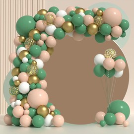 DORCEV 6.5x6.5ft Round Brown Polyester Solid Brown Birthday Party Photography Background Arch Stand Cover Circle Backdrop for Kids Adult Portrait Studio Props