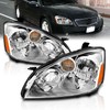 AmeriLite For 2005-2006 Altima Halogen Sedan Model Crystal Chrome Replacement