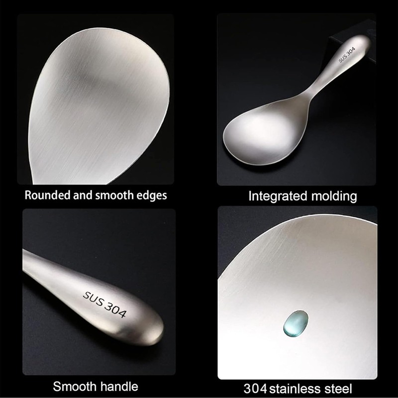 Comicfs Thickened Rice Spoon Rice Cooking Spoon Rice Paddle Spoons,