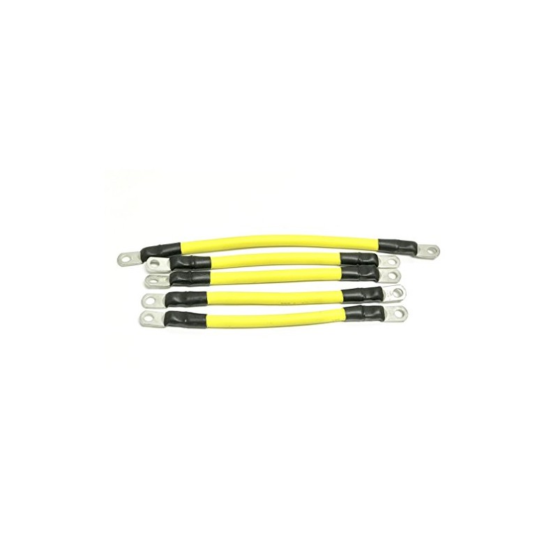 2 Gauge Golf Cart Battery Cable Set, (Yellow) E-Z-GO 1994