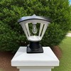 Gama Sonic Haven Lamp Outdoor Solar Light, Mounts on Pole,