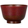 Canoe 74530 Traditional Japanese Color Lacquer Soup Wan, 11.2 fl