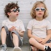Hipsterkid Aviator Sunglasses Kids Toddler Polarized Sunglasses Shatter-Resistant Lenses Stay-On