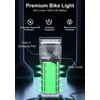 Bike Light USB-C Rechargeable, Super Bright 6-LED Headlight, IPX6 Waterproof,