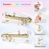EOOUT Gold Office Supplies Set - Complete Desk Accessories