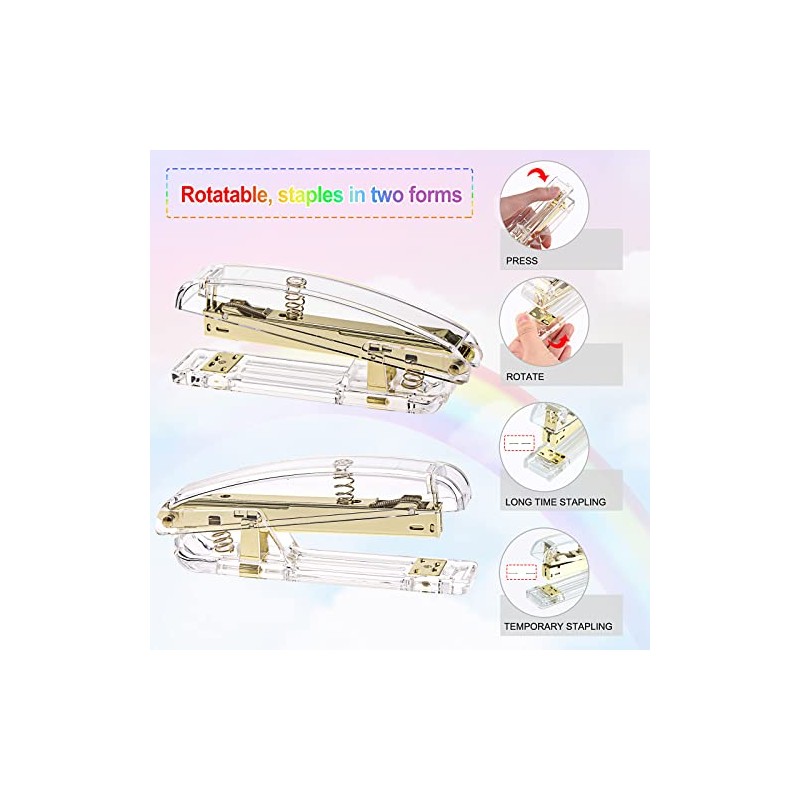 EOOUT Gold Office Supplies Set - Complete Desk Accessories