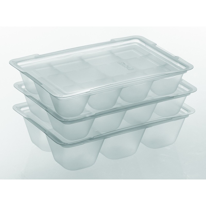 Resealable Baby Food Freezer Tray, 1 Block JAPAN
