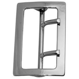 RYNO GEAR Replacement Buckle for Duty Belt Fits Belts up to 1.25''x 2.25" Inches Wide for Sam Browne Belt Tactical Belt (Chrome)