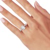Bo.Dream - Anillos de compromiso de plata de ley chapados