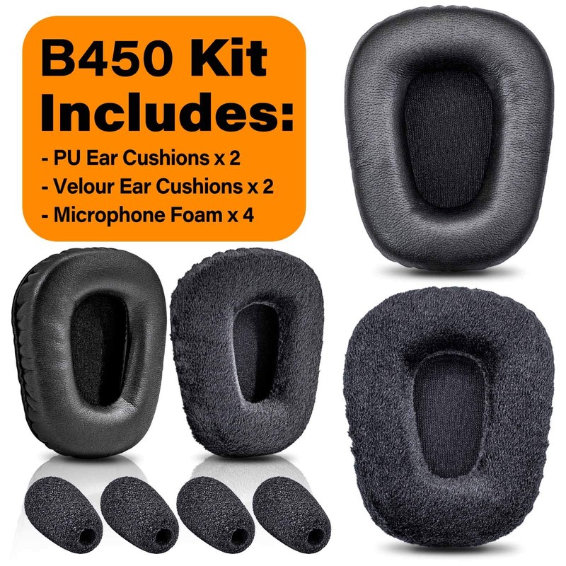 B450-XT Kit Replacement Ear Pads Cushion Compatible with B450-XT B450XT