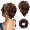 2-Piece Clip-In Ponytail Set - Straight Synthetic Hair Extensions with