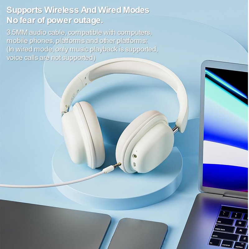 Namolit Wireless Headset Gaming BT5.3 Headphone Mic 3.5mm 20 Hours