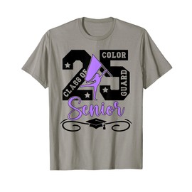 Class Of 2025 Color Guard Senior 2025 Senior Color Guard T-Shirt