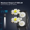 Mini Flashlight Portable Rechargeable Buzzer Alarm Keychain Light for Camping