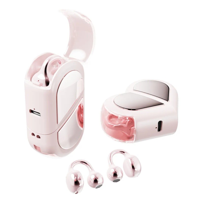 Trymiss K521 Audfonos clip Bluetooth In-ear Mini Corazn Auriculares Con