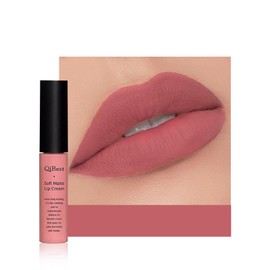 Anifer Velvet Matte Liquid Lipstick Makeup Long-Lasting and Waterproof Wear, Non-Stick Cup Lip Gloss,(Pink 607)