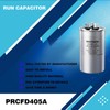 Uryazm 40+5 uf MFD 370/440 VAC Dual Run Round Capacitor,