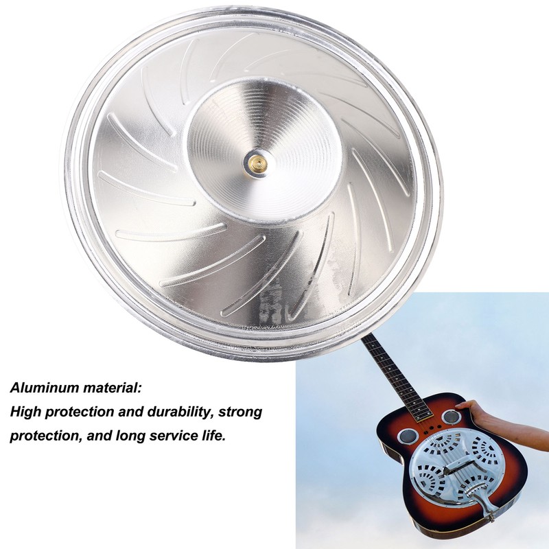 Resonator Cone Aluminum Protective Professional Guitar Resonator Cone Replacement