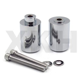 XKMT-No Cut Aluminum Frame Slider Compatible With 2000-2001 CBR 929RR 2002-2003 CBR954RR RR Chromed [B00YWCUE6W]