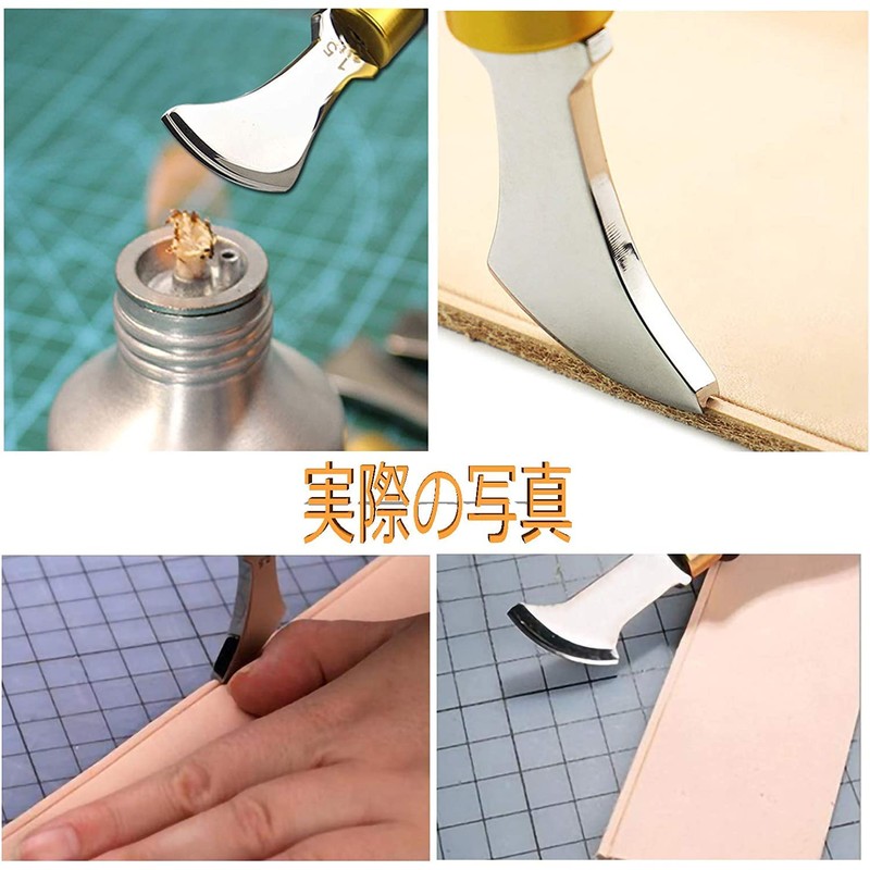 Leather Craft Tools, Leatherwork Tools, Edge Twister, 0.06 inch (1.5