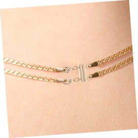 OATIPHO Sterling Silver Magnetic Clasp Layered Jewelry Spacer Clasp Necklace Jewelry Converter Making Accessory