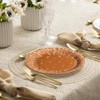 Horaldaily 24Pcs Fall Paper Plates, Thanksgiving Autumn Harvest Orange Wild